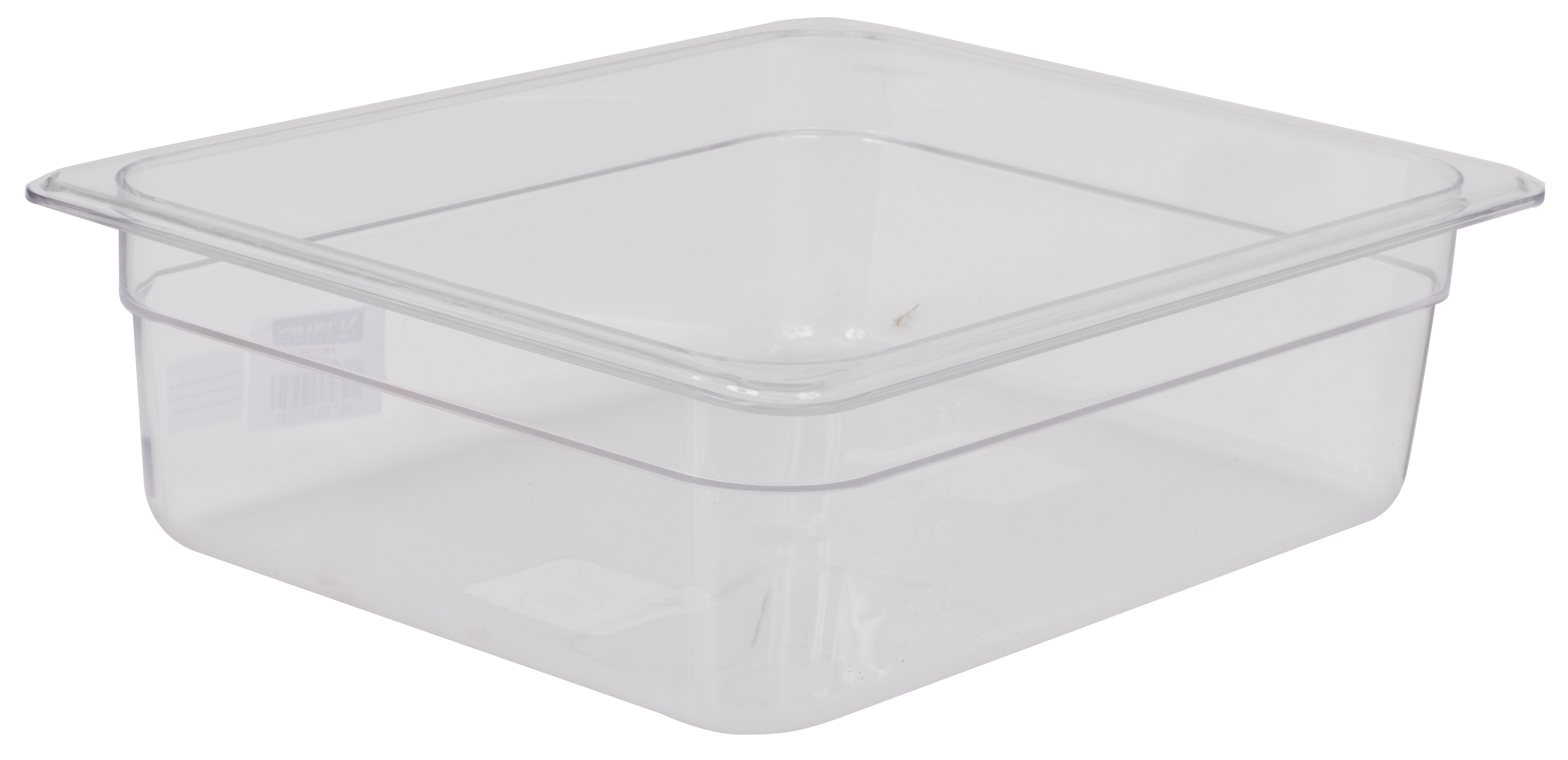 Food Pan, Half Size, 4"D, Clear, Polycarbonate