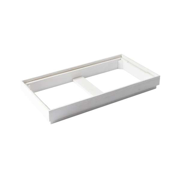Abert Domino 15 3/4" x 7 7/8" White Wood Display Frame