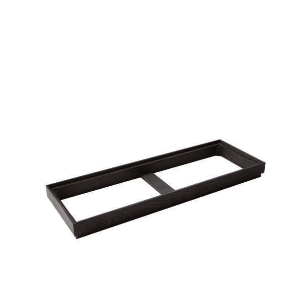 Abert Domino 23 5/8" x 7 7/8" Black Wood Display Frame