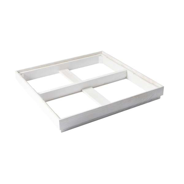 Abert Domino 15 3/4" x 15 3/4" White Wood Display Frame
