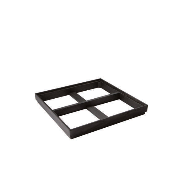 Abert Domino 15 3/4" x 15 3/4" Black Wood Display Frame