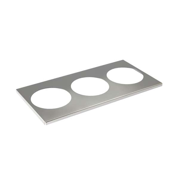 Abert Domino 15 3/4" x 7 7/8" Stainless Steel Pitcher Stand