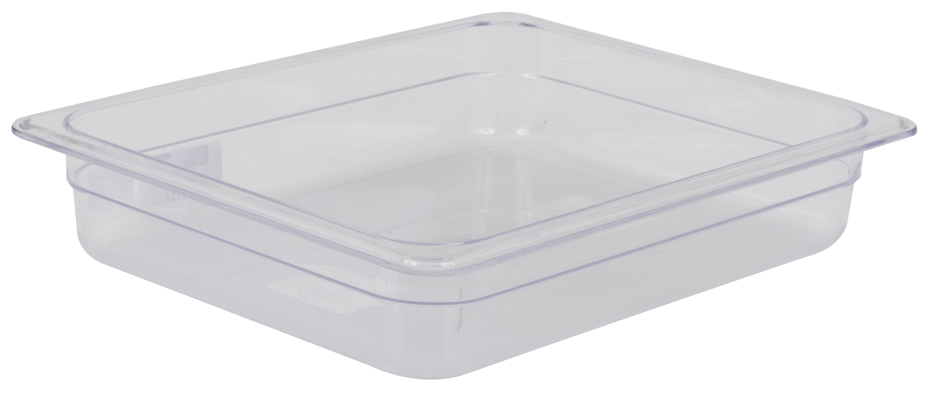 Food Pan, Half Size, 2.5"D, Clear, Polycarbonate
