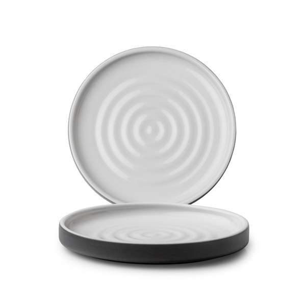 Geode 6" Charcoal Plate