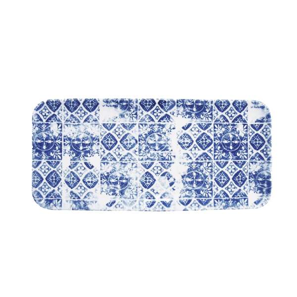 Dudson Maker's 13.63" x 6.25" Tray, Porto Blue