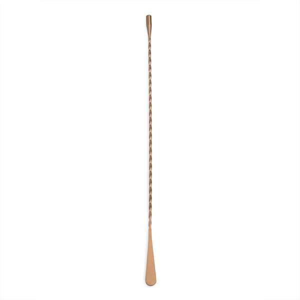 Mix Dual Sided Bar Teardrop Spoon Copper 15.75"L