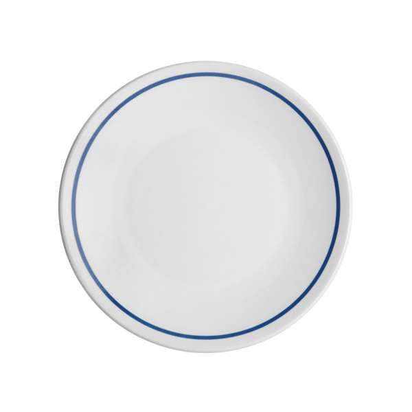 Santa Anita Blue Band 9in Stoneware Coupe Plate