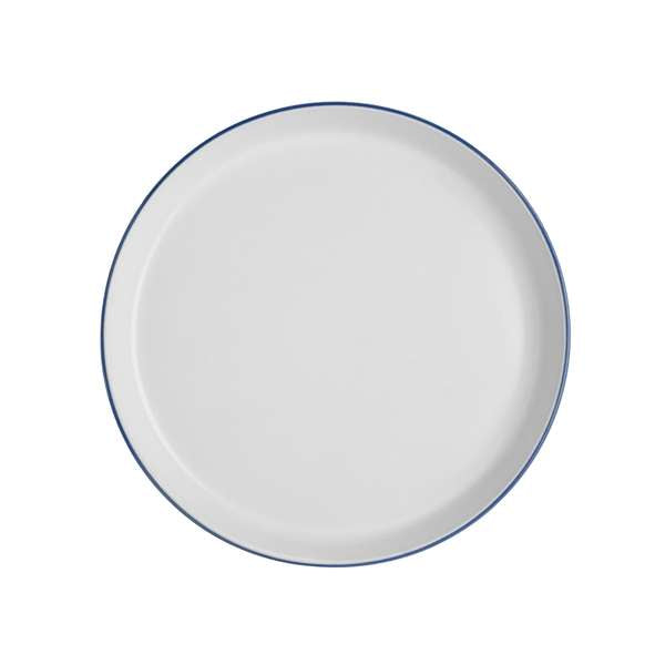 Reflections Blue Band Gourmet Plate 7.88"