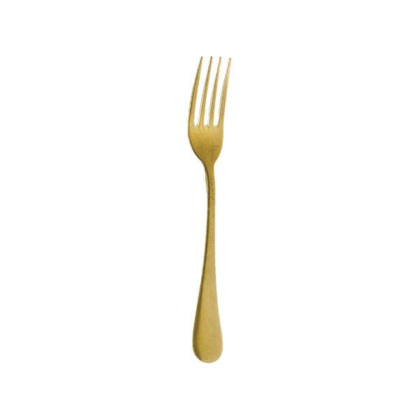 Abert 7.3" Matisse Vintage Gold Salad/Dessert Fork