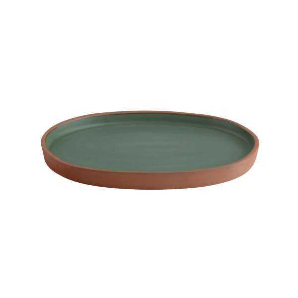 Maria Portugal 7.5" x 5.25" Tray, Terra Green