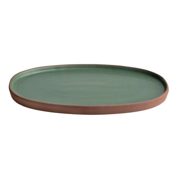 Maria Portugal 11.5" x 7.5" Tray, Terra Green