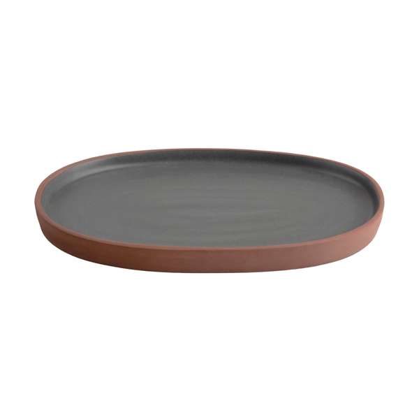 Maria Portugal 9.5" x 6.5" Tray, Terra Grey