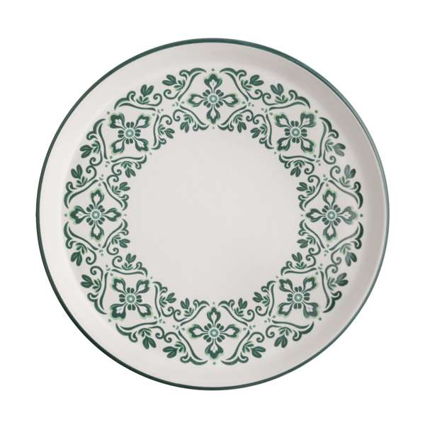 Harvest Green Coupe Plate 11.25