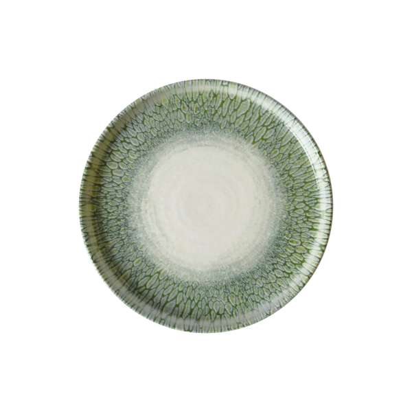 Papillon Green Walled Plate (D:8.25'')