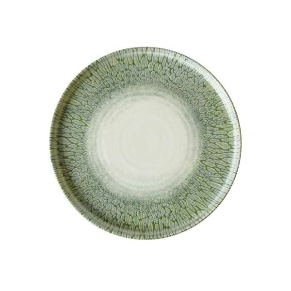 Papillon Green Walled Plate (D:10.25'')