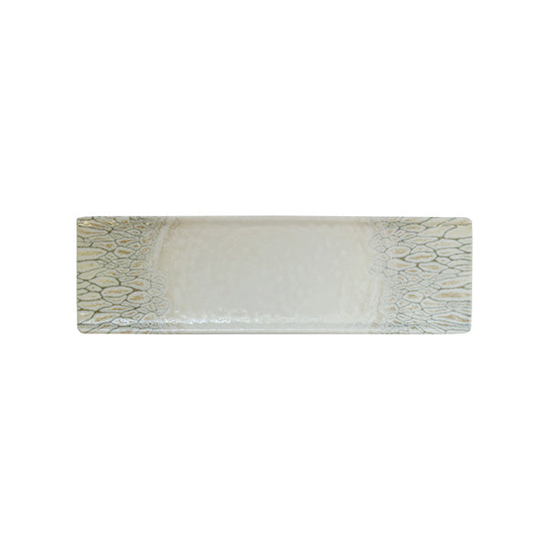 Papillon Beige Rectangle Tray 11.25" x 3.5"