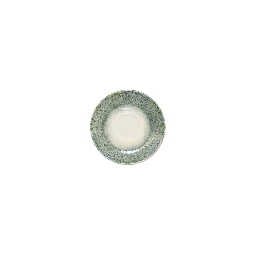 Papillon Green Espresso Saucer 4.5"