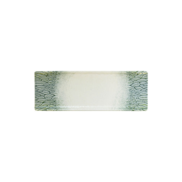 Papillon Green Rectangle Tray 9.75" x 3.5"