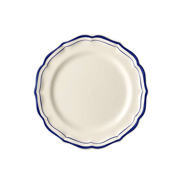 Gien 10.25" Filet Cobalt Dinner Plate