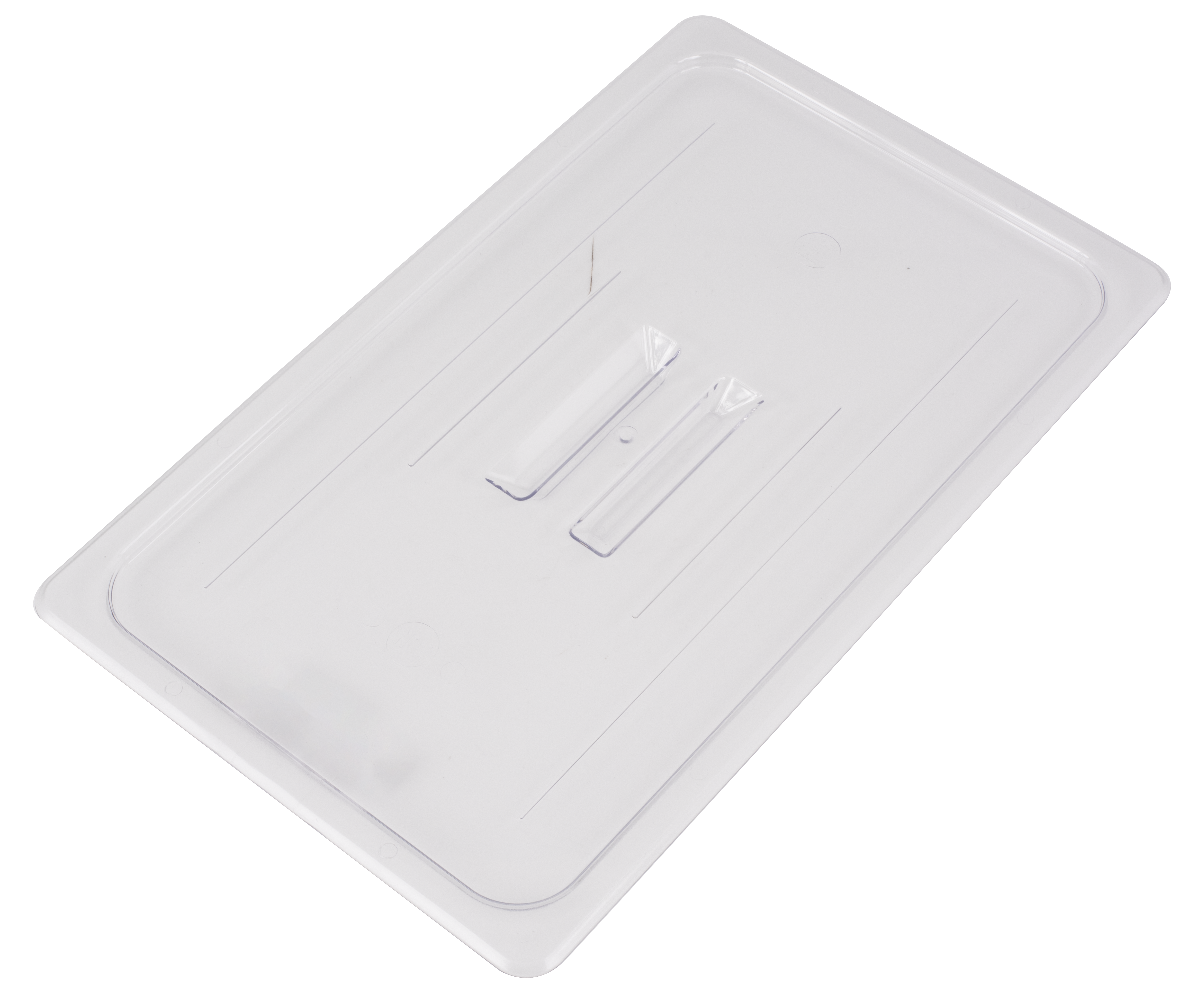Lid for Food Pan Full Size Solid Cover, Clear, Polycarbonate