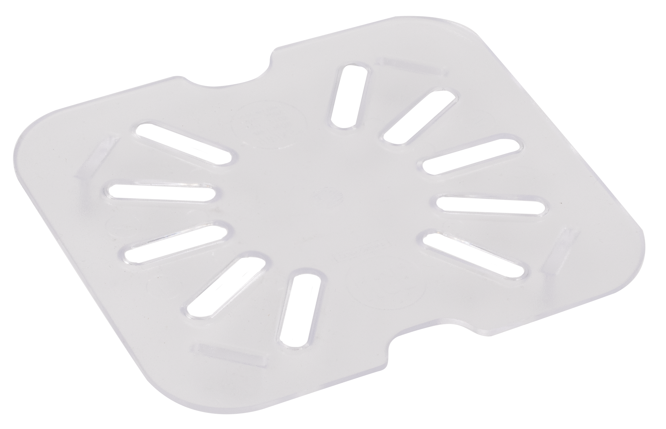 Drain Shelf for Food Pan 1/6 Size, Clear, Polycarbonate