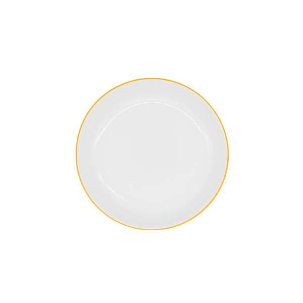 8.125" Candour Coupes Marigold Deep Coupe Plate