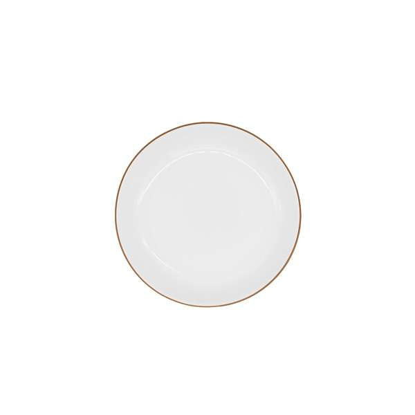6.5" Candour Coupes Umber Plate