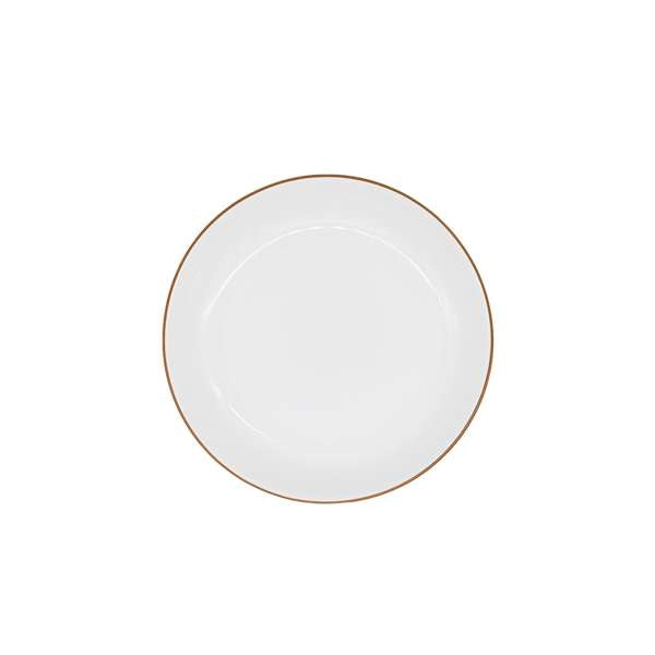 8.125" Candour Coupes Umber Plate