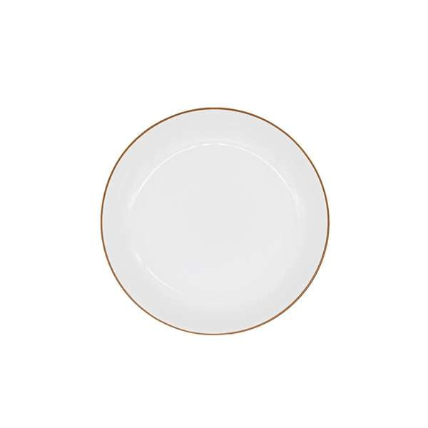 9" Candour Coupes Umber Coupe Plate