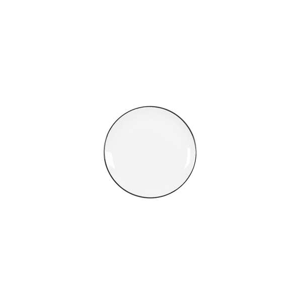 Selene 6.375" Ebony Coupe Plate
