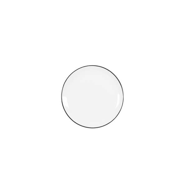 Selene 7" Ebony Coupe Plate