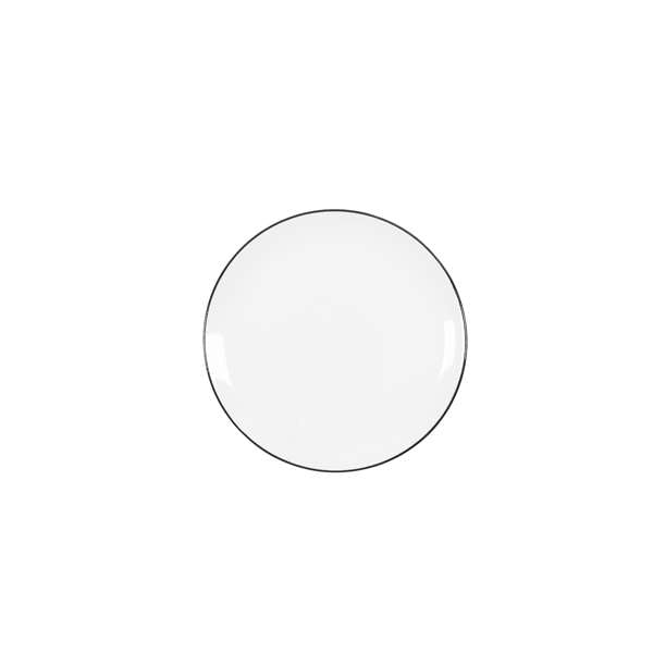 Selene 9" Ebony Coupe Plate