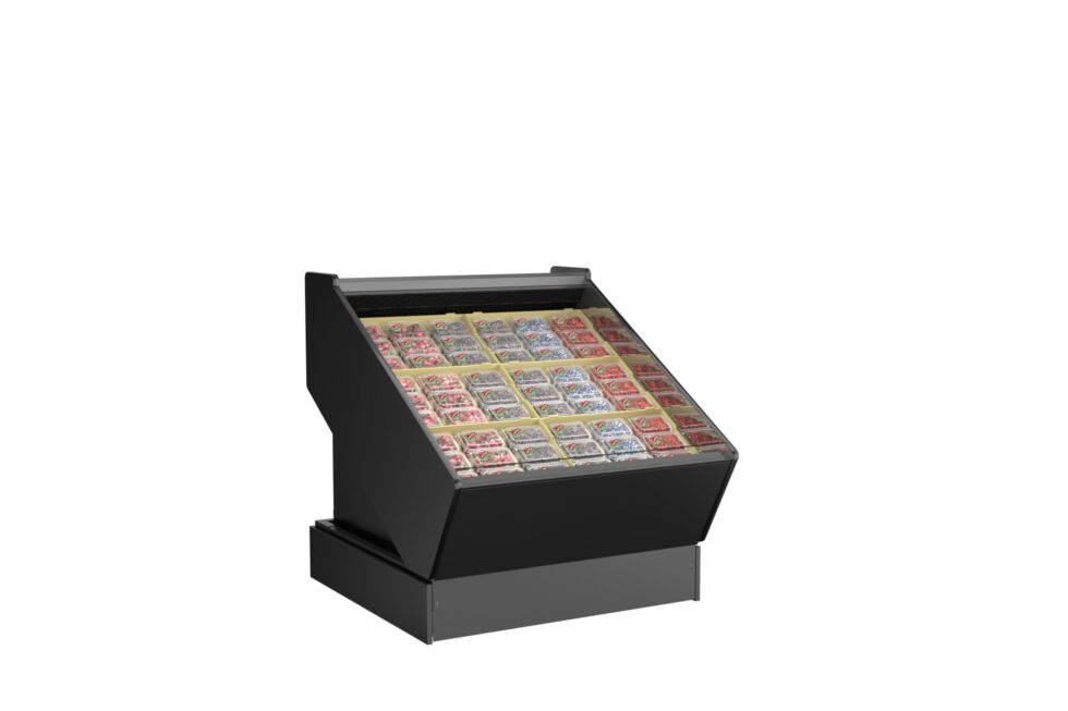 Oasis® Refrigerated Self-Service Produce Case, 50-7/8"W x 61-1/8"D x 53-7/8"H