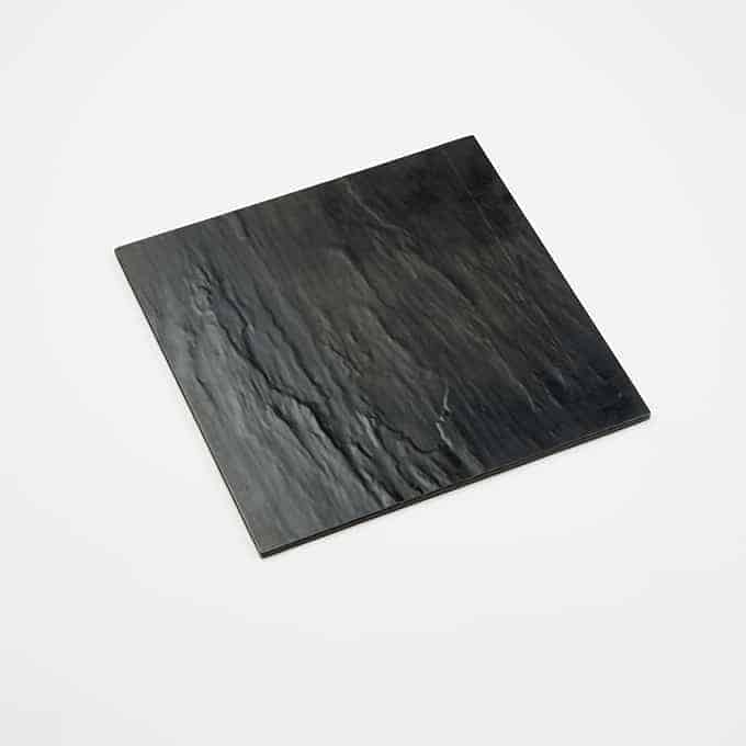 Endurance™ 14-1/2" Square Rectangular Melamine Platter, Faux Slate