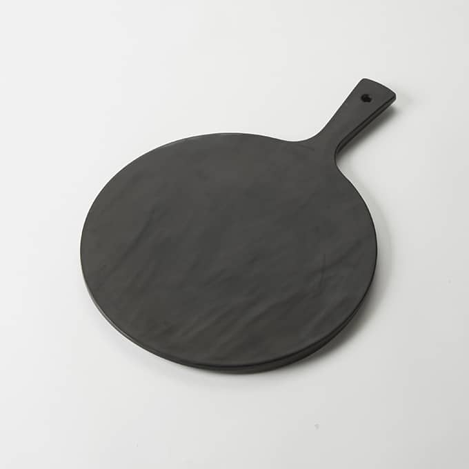 12" Round Melamine Serving Peel, Faux Slate