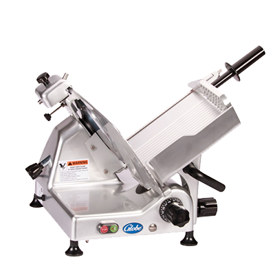 Food Slicer, manual, 12" diameter knife, extended chute and 