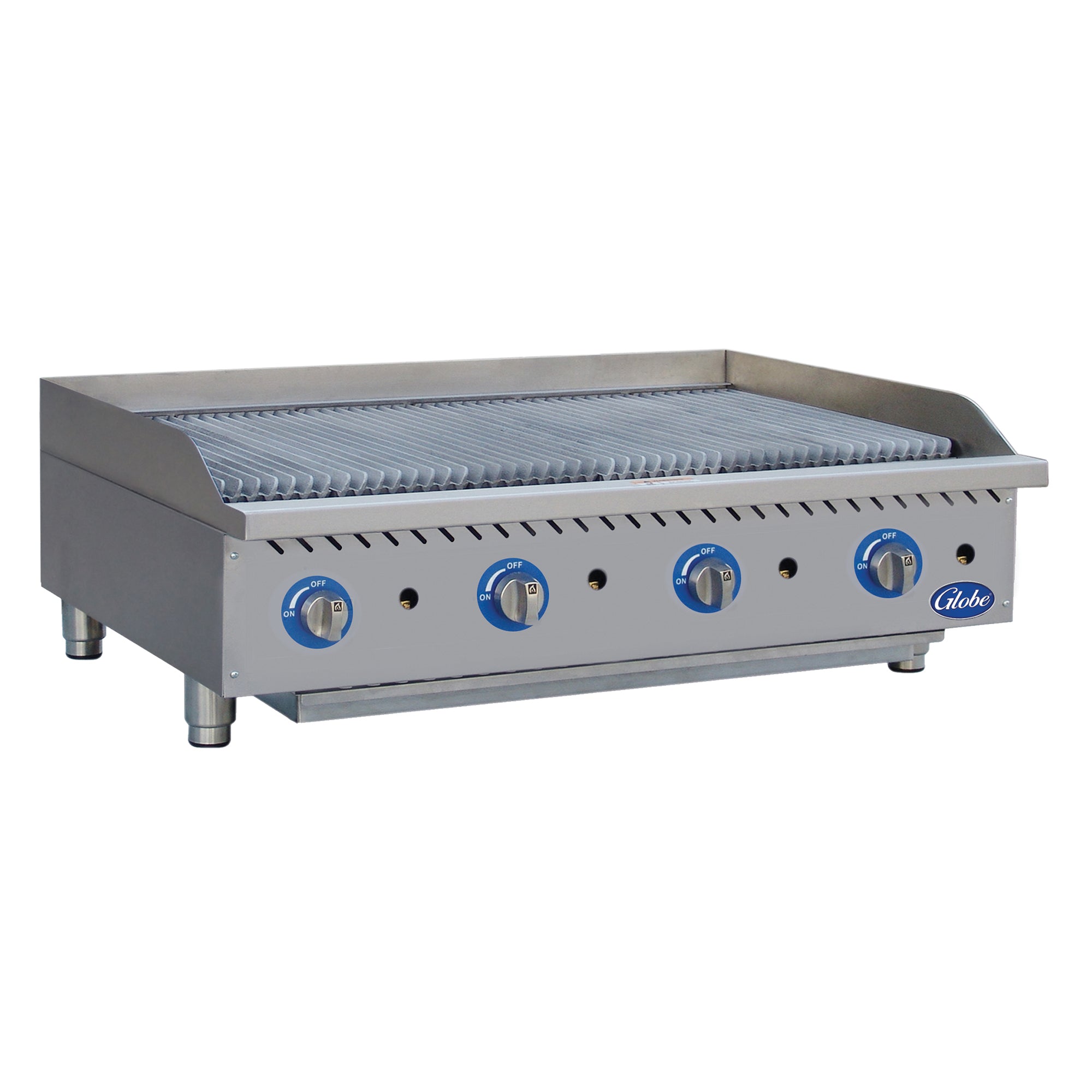 Gas Charbroiler, radiant, countertop, 48" wide, heavy duty r