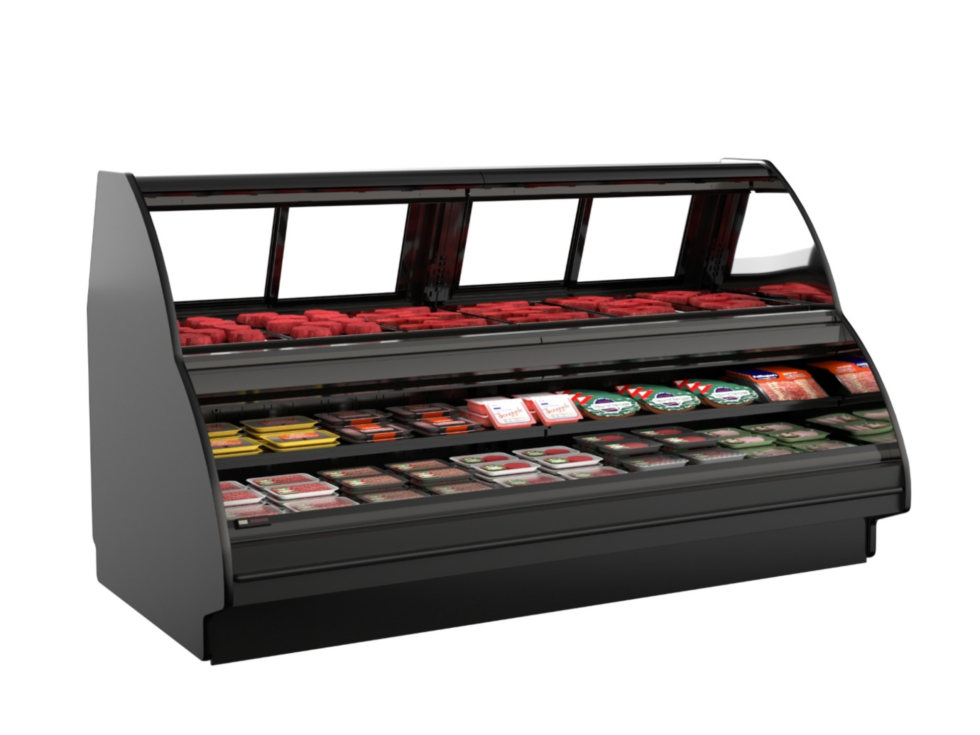Fusion® Refrigerated Service over Self-Service Combination Case, 148-1/2"W x 52-1/4"D x 56-3/8"H