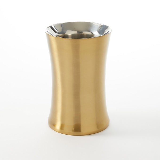 5.5" x 8.25" Stainless Steel Wine Cooler, Gold