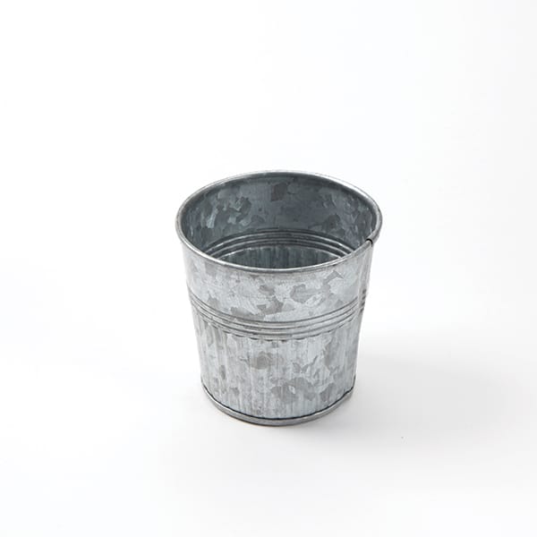 12 oz. Round Galvanized Steel French Fry Cup