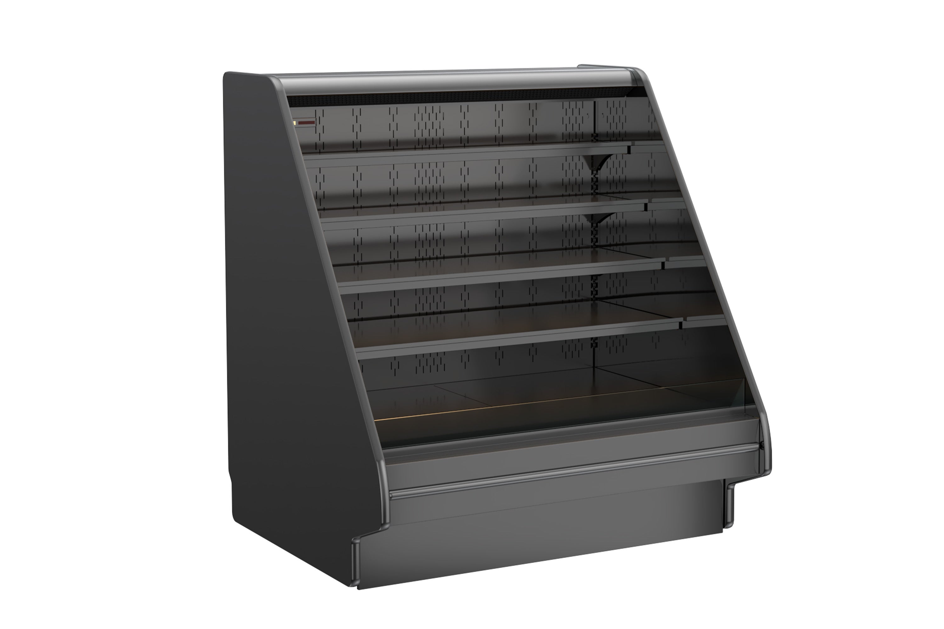 Fusion® Refrigerated Self-Service Case with Flat Profile, 123-3/8"W x 43"D x 55-5/8"H