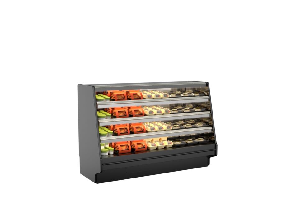 Fusion® Heated Self-Service Case, 75-3/8"W x 31-1/2"D x 51-7/8"H