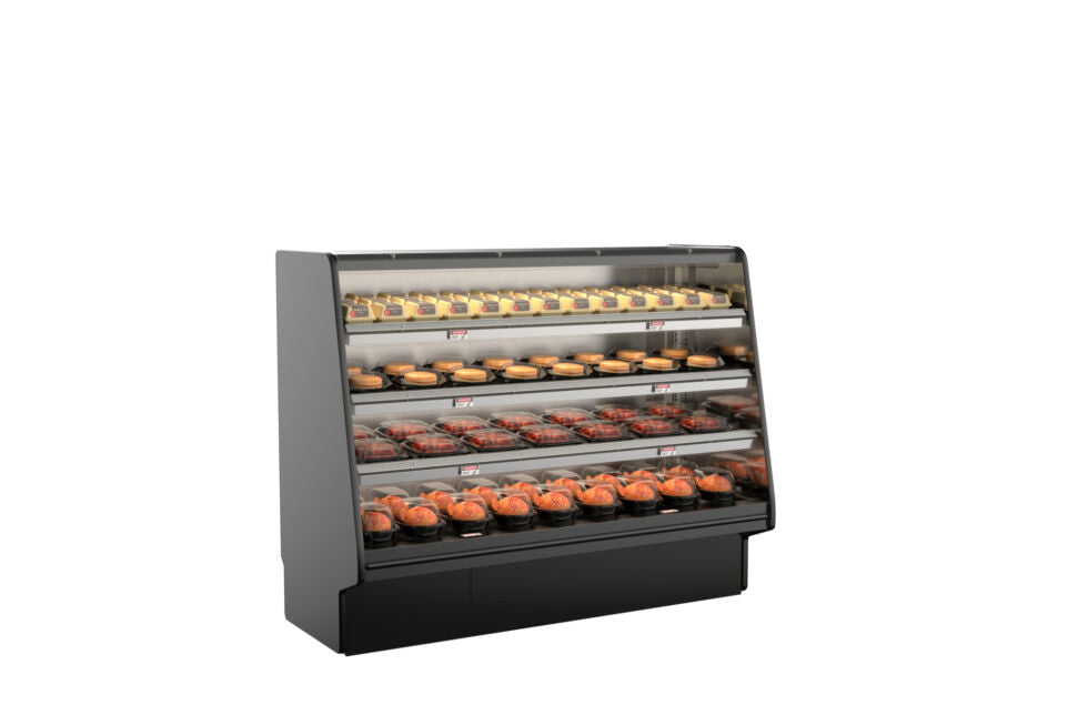 Fusion® Self-Serve Hot Deli Merchandiser, 75-3/8"W x 31-3/4"D x 59-5/8"H