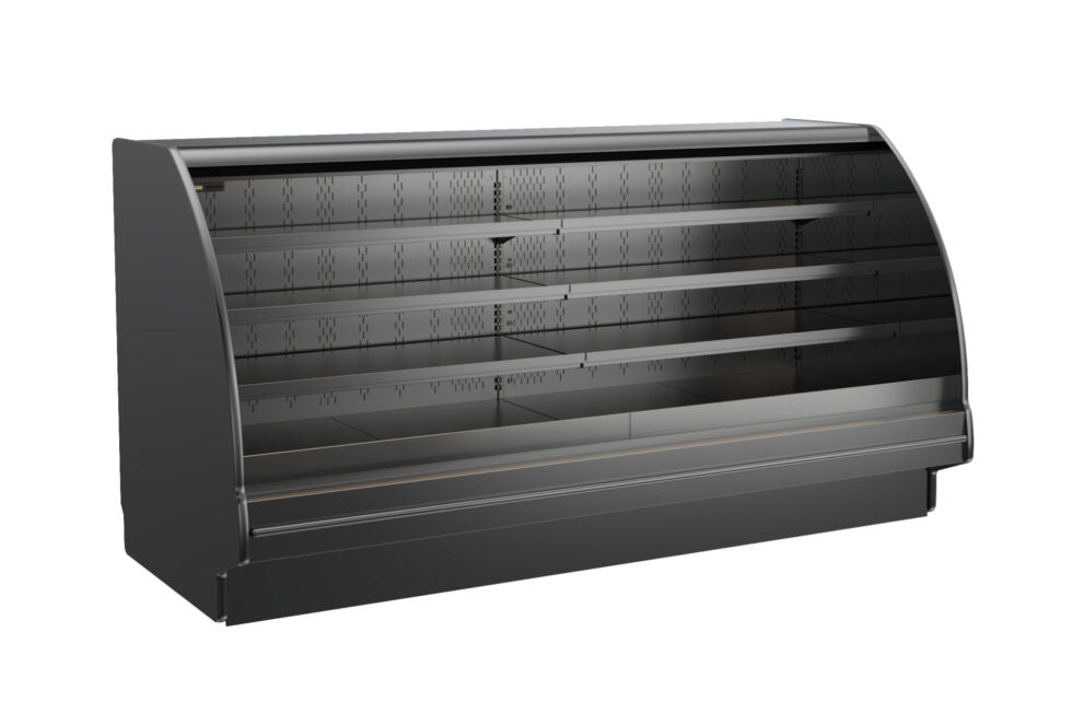Fusion® Refrigerated Self-Service Case with Curved Profile, 123-3/8"W x 42-3/4"D x 51-1/4"H