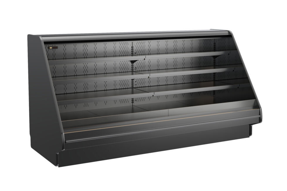 Fusion® Refrigerated Self-Service Case with Flat Profile, 123-3/8"W x 42-3/4"D x 51-1/4"H