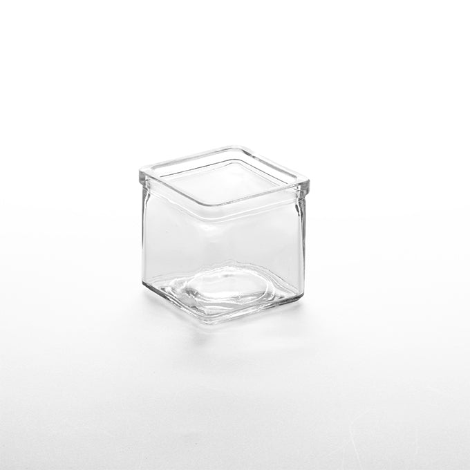 Square Glass Jar, 6 oz.