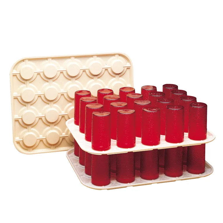 Camrack® Glass Keeper Rack, 20 Glass Capacity, Beige