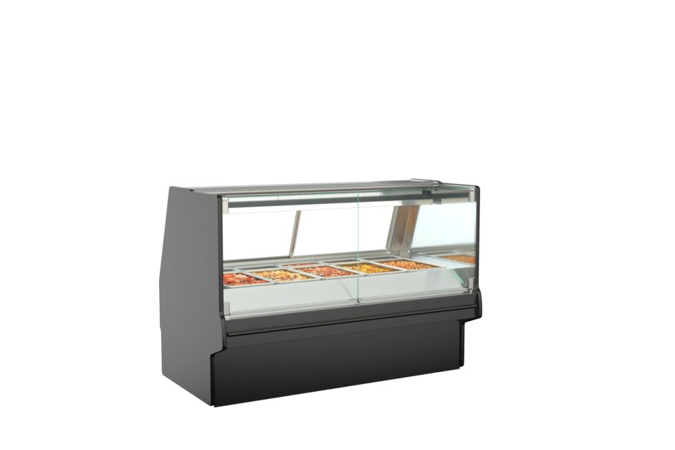 Fusion® Heated Service Case, 99-3/4"W x 43"D x 51-5/8"H