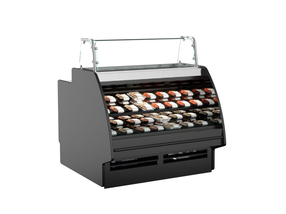 Fusion® Preparation/Self-Service Refrigerated Case, 51"W x 52-1/4"D x 55-1/2"H, Remote