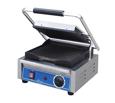 Bistro Panini Grill, single, countertop, electric, cast iron